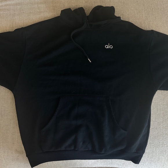 Alo Yoga Black Accolade Hoodie Size Small - Picture 2 of 2